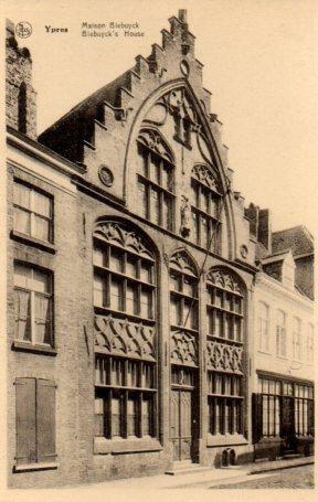 POSTAL PV03439: Maison Blebuyck, Ypres