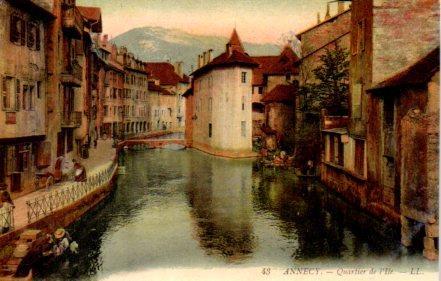 POSTAL PV03580: Quartier de l'Ille du Annecy