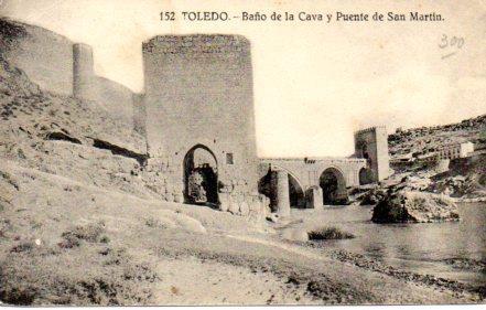 POSTAL PV03578: Baño de la Cava y Puente de San Martin en Toledo