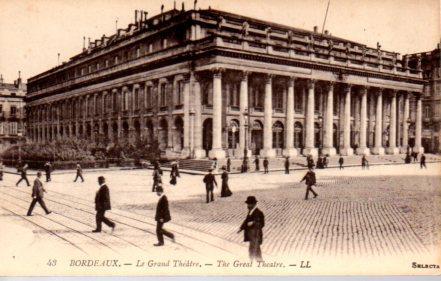 POSTAL PV03576: Le Grand Theatre du Bordeaux