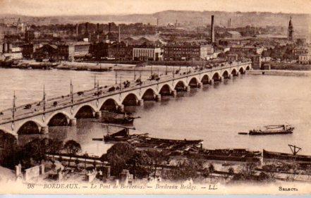 POSTAL PV03573: Le Pont de Bordeaux