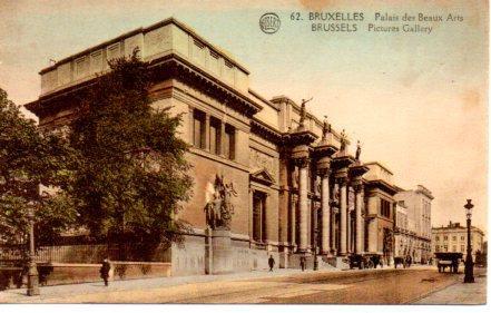 POSTAL PV03568: Palaix des Beaux Arts, Bruxelles