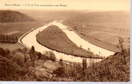 POSTAL PV03566: L'ille et vue panoramique Houx-s Meuse