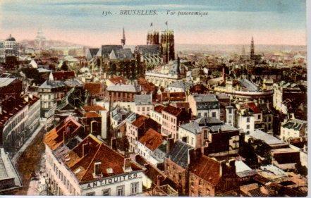 POSTAL PV03565: Vue panoramique, Bruxelles