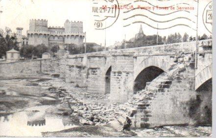 POSTAL PV03563: Puente y Torres de Serranos en Valencia