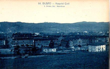 POSTAL PV03607: Hospital Civil en Bilbao
