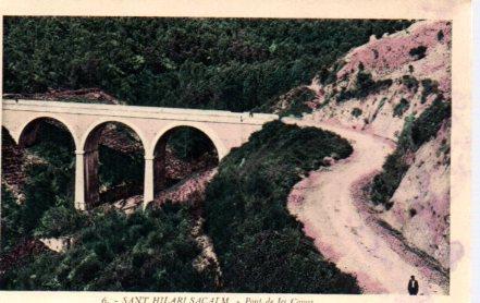 POSTAL PV03605: Pont de Les Comes, Sant Hilari Sacalm