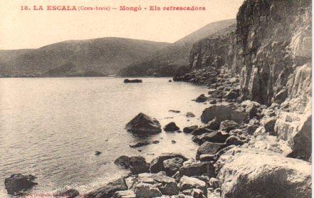 POSTAL PV03604: Mongo. Els refrescadors en La Escala