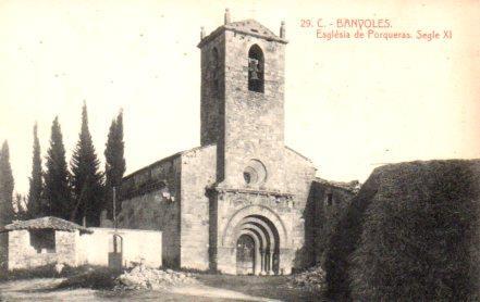 POSTAL PV03601: Esglesia de Porqueras, Banyoles