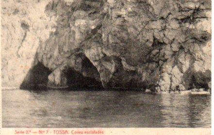 POSTAL PV03600: Coves esclafades en Tossa
