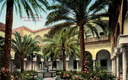 POSTAL PV03596: Patio del Duque de la Casa de Alba en Sevilla