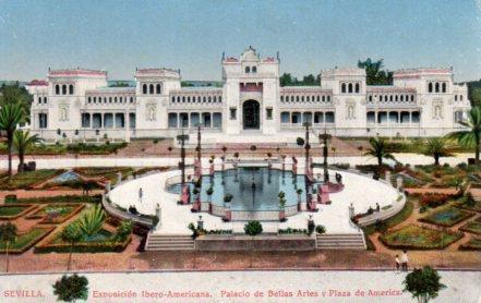 POSTAL PV03592: Sevilla. Exposicion Ibero Americana , Palacio de Bellas Artes