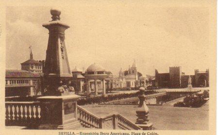POSTAL PV03532: Sevilla. Exposicion Ibero Americana Plaza de Colon