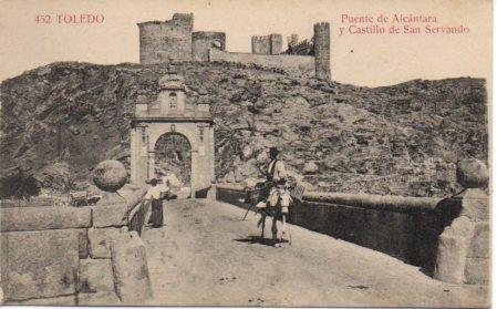 POSTAL PV03531: Puente de Alcantara y Castillo de San Servando en Toledo
