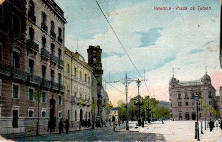 POSTAL PV03526: Plaza de Tetuan en Valencia
