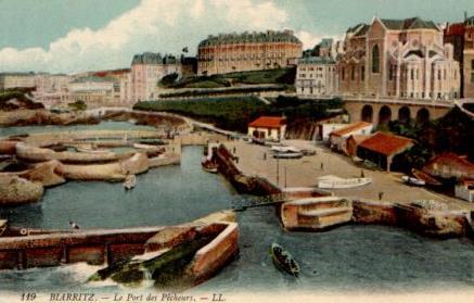 POSTAL PV03517: Le Port des Pecheurs, Biarritz