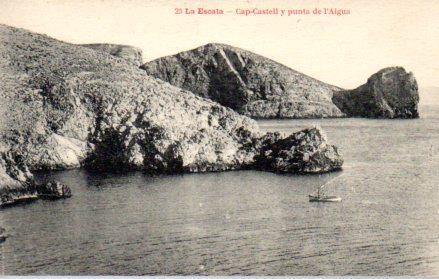 POSTAL PV03535: Cap Castell y punta de l'Aigua, La Escala