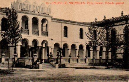 POSTAL PV03536: Vichy Catalan entrada general, Caldas de Malavella
