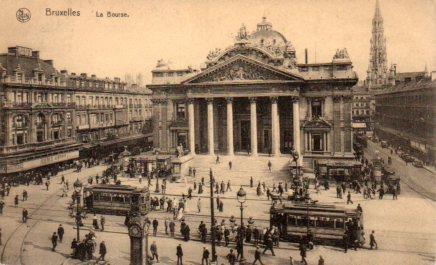 POSTAL PV03810: Bruxelles, La Borse vue generale