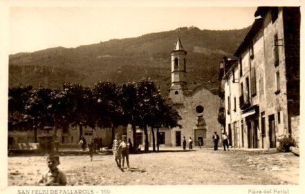 POSTAL PV03548: Plaza del Ferial en San Feliu de Pallarols