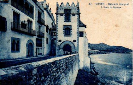 POSTAL PV03544: Baluarte Marycel, Sitges