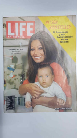 Life en Español, vol. 33 num 12. 16 de junio de 1969 - Portada Sofia Loren