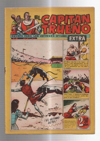 El Capitan Trueno Extra numero 093: (numerado 2 en trasera)