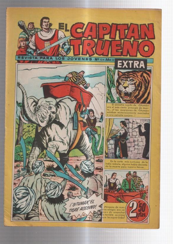 El Capitan Trueno Extra numero 104: (numerado 3 en trasera)
