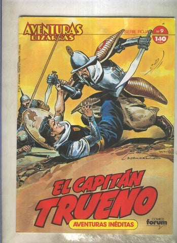 Revista Aventuras Bizarras: El Capitan Trueno numero 09