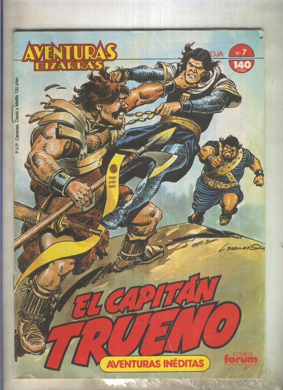 Revista Aventuras Bizarras: El Capitan Trueno numero 07