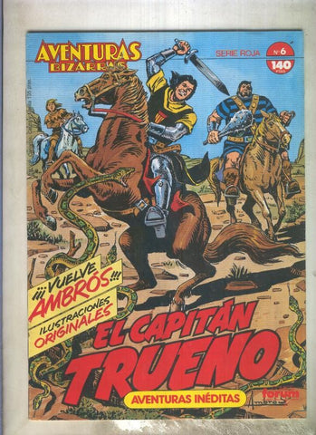 Revista Aventuras Bizarras: El Capitan Trueno numero 06: La guerra de los mongoles