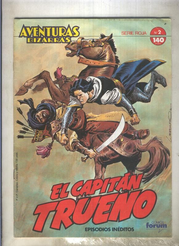 Revista Aventuras Bizarras: El Capitan Trueno numero 02