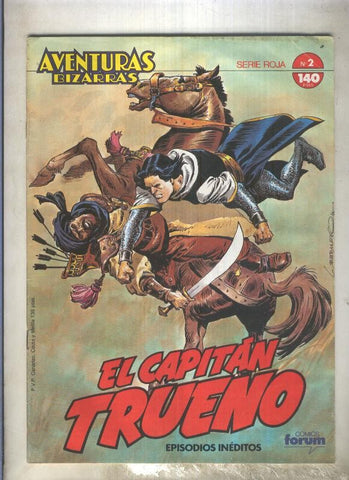 Revista Aventuras Bizarras: El Capitan Trueno numero 02