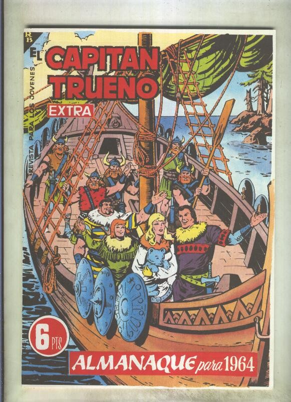 Facsimil: El capitan Trueno almanaque 1964: Un regalo para Sigrid
