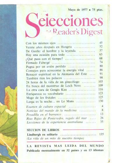 Selecciones del Reader s Digest. mayo 1977: Veinte años despues en Hungria-