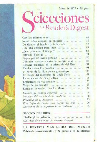 Selecciones del Reader s Digest. mayo 1977: Veinte años despues en Hungria-