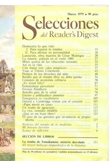 Selecciones del Reader s Digest. marzo 1979: Demuestre lo que vale: Para supe-