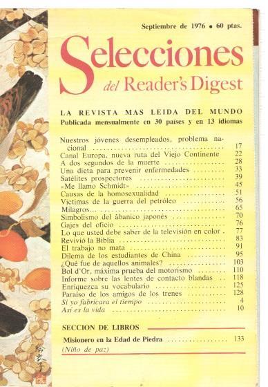 Selecciones del Reader s Digest.septiembre 1976: Nuestros jovenes desempleados