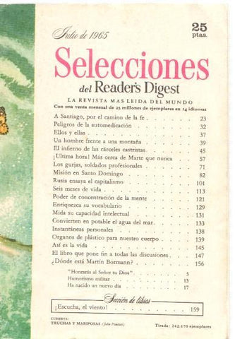 Selecciones del Reader s Digest.julio 1965: A Santiago, por el camino de la fe-