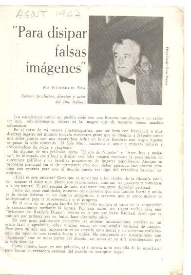 Selecciones del Reader s Digest  agosto 1967: Soltero en apuros.Constituye la