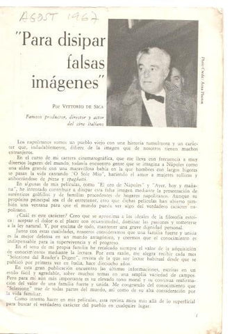 Selecciones del Reader s Digest  agosto 1967: Soltero en apuros.Constituye la