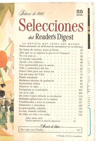 Selecciones del Reader s Digest febrero 1966: En busca de trabajo, hacia el Norte-