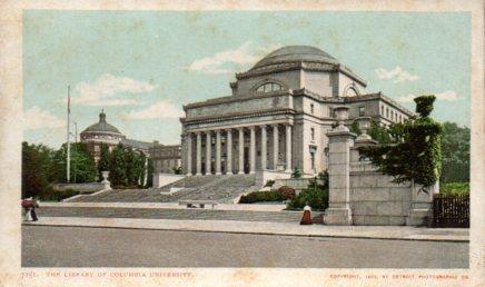 POSTAL PV03812: The Library of Columbia University, Estados Unidos