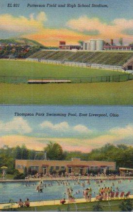 POSTAL PV04104: Patterson Field an High School Stadium, East Liverpool, Ohio
