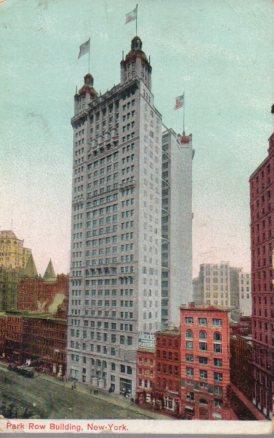 POSTAL PV04103: Park Row Building, New York
