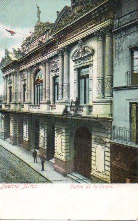 POSTAL PV04119: Teatro de la Opera, Buenos Aires