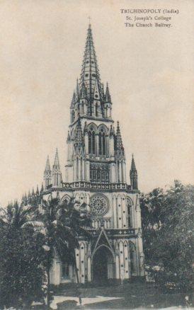 POSTAL PV04121: The Church Belfrey, Trichinopoly. India