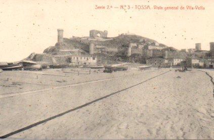 POSTAL PV04145: Vista general de Vila Vella, Tossa