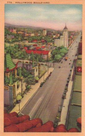 POSTAL PV04126: Hollywood Boulevard, California