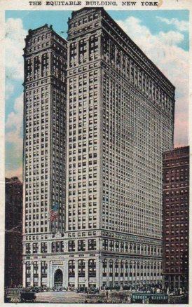 POSTAL PV04124: New York, The Equitable Building